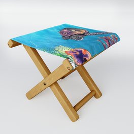 Sea Turtle Folding Stool