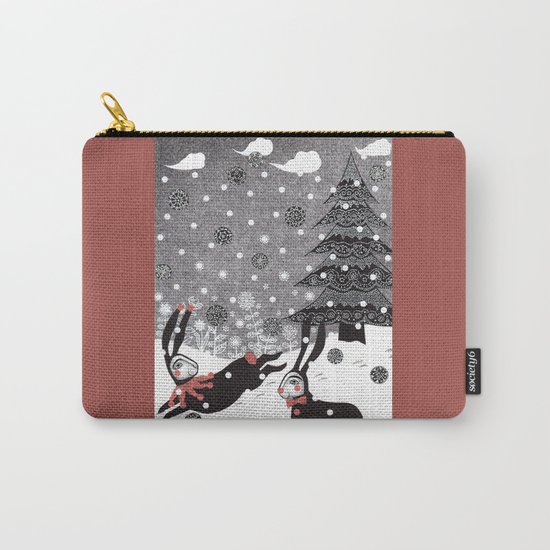 Snow Carnival Carry-All Pouch