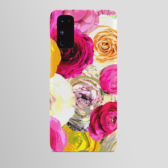 I Love Ranunculus Flowers Android Case