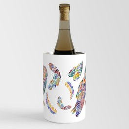 Owl and feathers  Wine Chiller