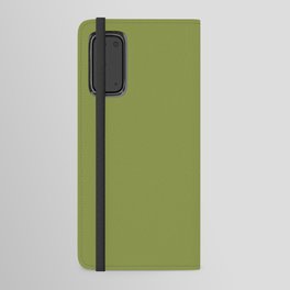 SPINACH GREEN SOLID COLOR  Android Wallet Case