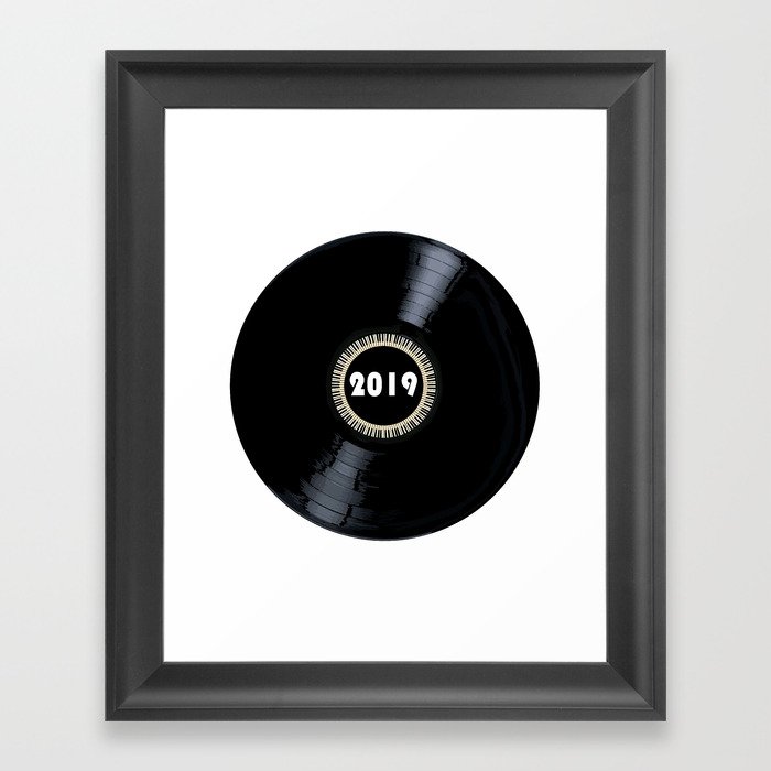 2019 Long Player Record Framed Art Print