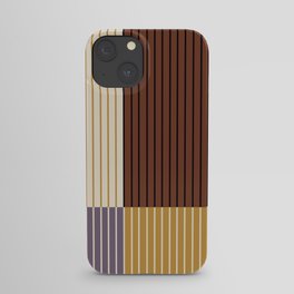 Color Block Line Abstract XVIII iPhone Case