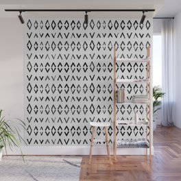 Scandinavian Diamond Pattern Wall Mural