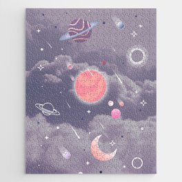 Cloudy Space Jigsaw Puzzle