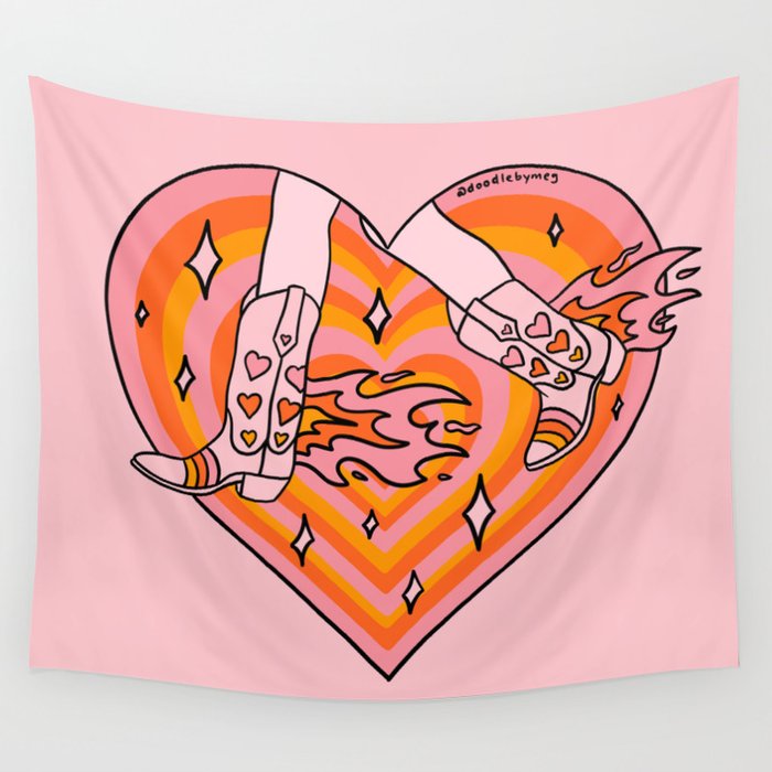 Cowgirl tapestry sales