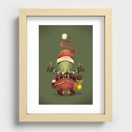 merry cthulhu Recessed Framed Print