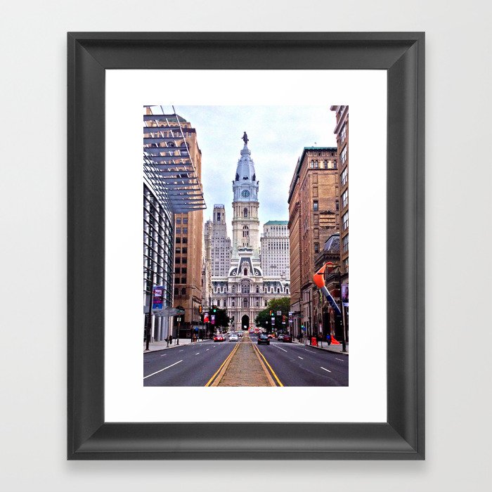 Broad Street, Philadelphia Framed Art Print