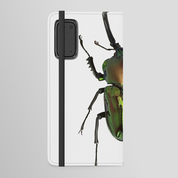 Rainbow Stag Beetle Android Wallet Case