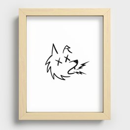 Wolf and Ink Recessed Framed Print