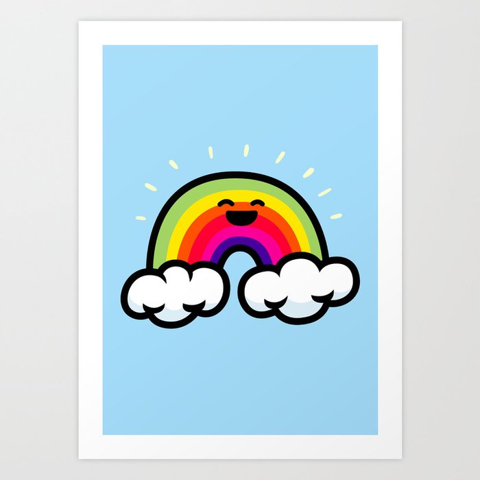 The Joyous Rainbow Art Print