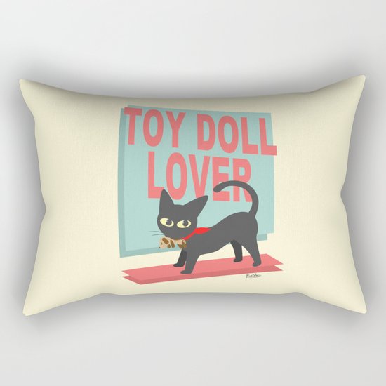 Toy Doll Lover Rectangular Pillow