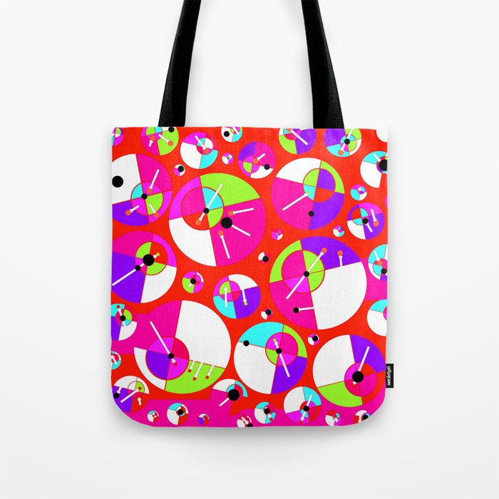 Bubble Red Tote Bag
