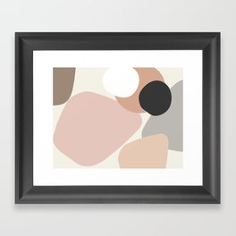 Abstract Stone Shapes Finesse #1 #geometric #wall #art #society6 Framed Art Print