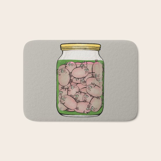 Pickled Pigs Bath Mat