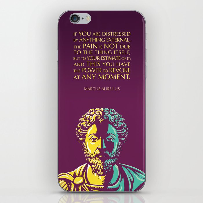 Marcus Aurelius Inspirational Stoic Quote: The Power to Revoke iPhone Skin