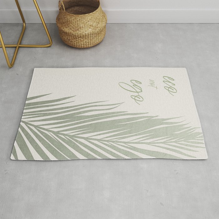 Eco not ego Rug