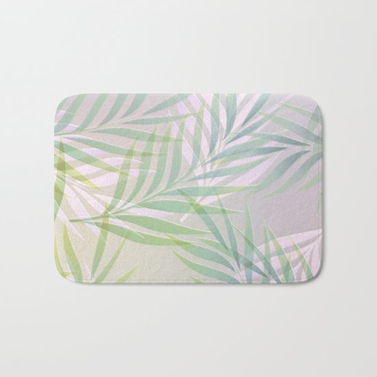 Palm Leaves Bath Mat