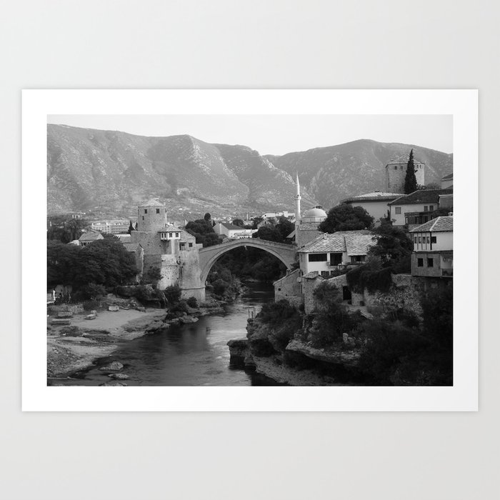 The Old Bridge, Mostar Art Print