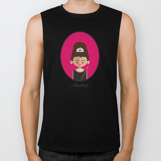 Audrey Hepburn Biker Tank
