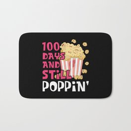 Days Of School 100th Day 100 Popcorn Popping Bath Mat