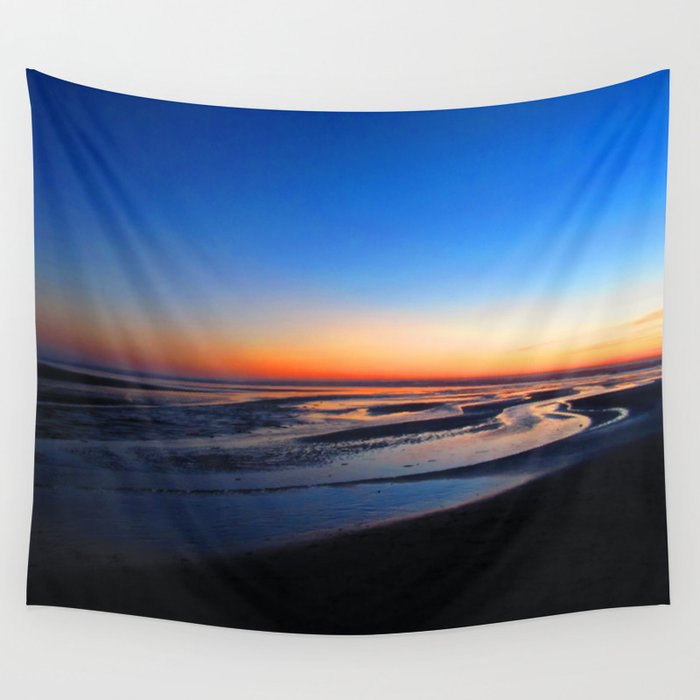 Ocean Sunset Wall Tapestry