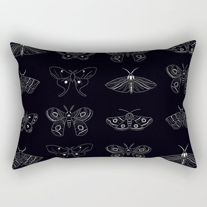 Moths Rectangular Pillow