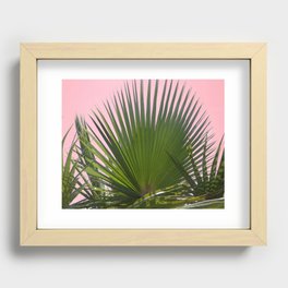 Pink wall Recessed Framed Print