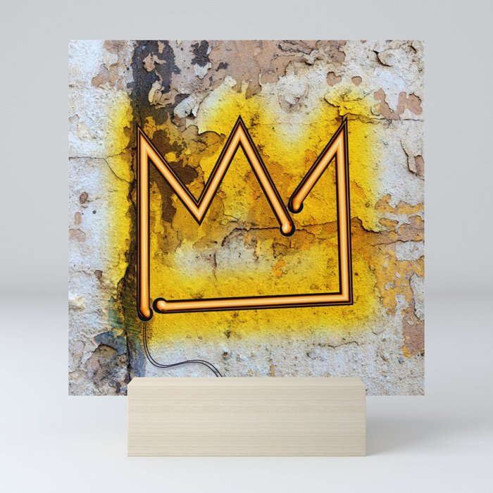 Crown “B” – NEON Mini Art Print