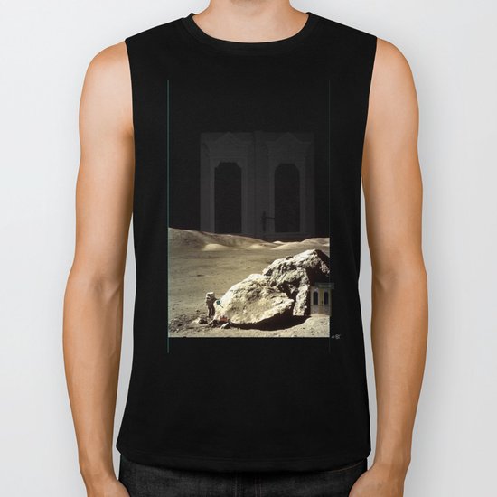Space is deep Biker Tank