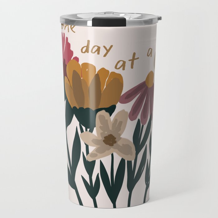 One Day at a Time Travel Mug