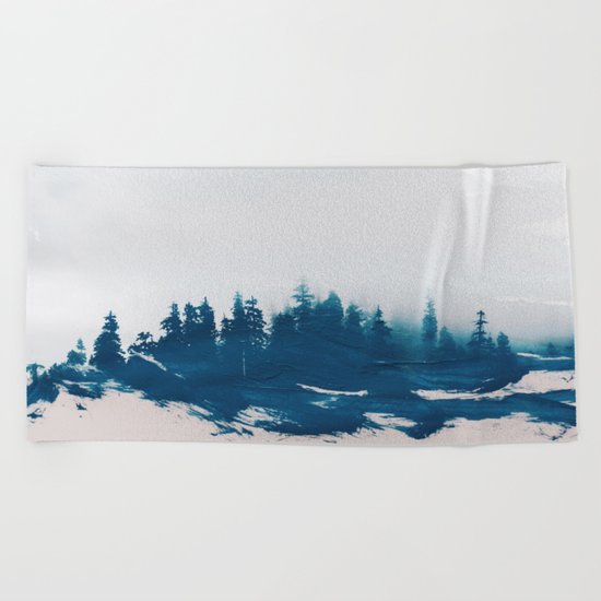 Hollowing souls Beach Towel