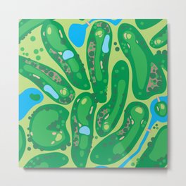 golf course green Metal Print | Pattern, Animated, Unique, Cute, Art, Simple, 3D, Vector, Graphicdesign, Watercolor 
