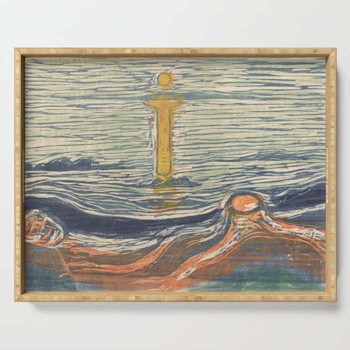 Mystical Shore - Edvard Munch (1897) Serving Tray