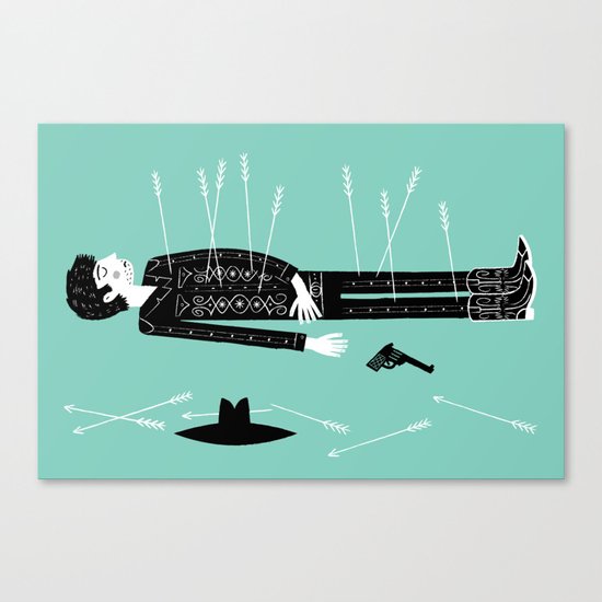 The Lonesome Tale of Cowboy Joe Canvas Print