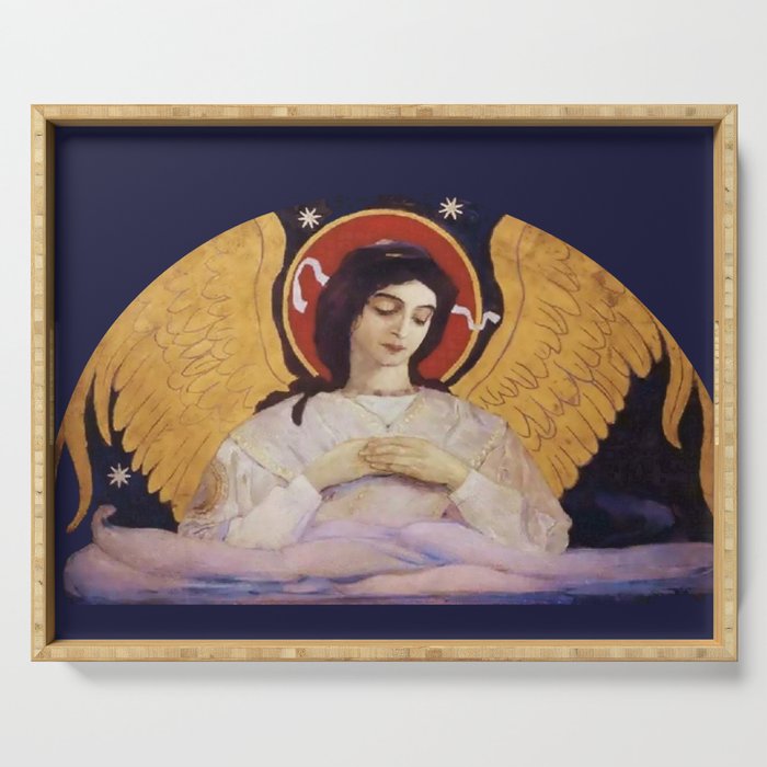 “Angel of Morning” by Mikhail Nesterov Serving Tray