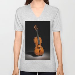Historical Italian Cello Photograph (1560) V Neck T Shirt