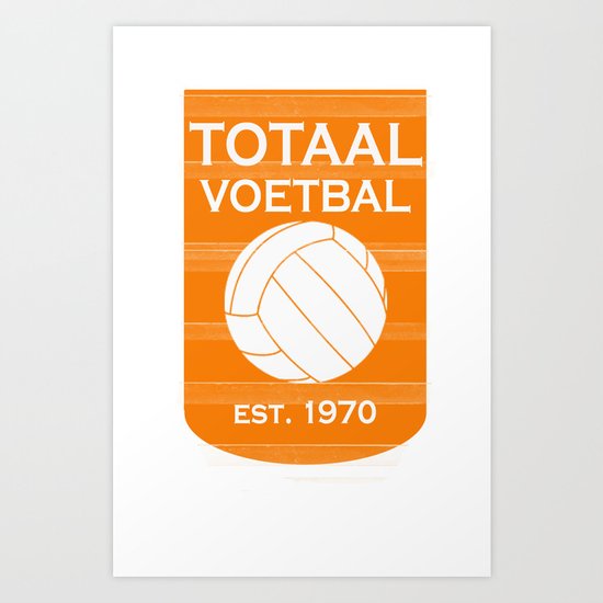 totaal voetbal est. 1970 Art Print