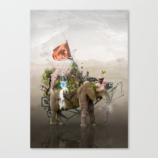 Lost Continent Canvas Print
