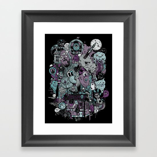 Supernature In The City Of Poison Syrup And Hope Candy Framed Art Print