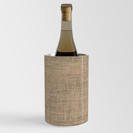 Jute Fabric Pattern Wine Chiller