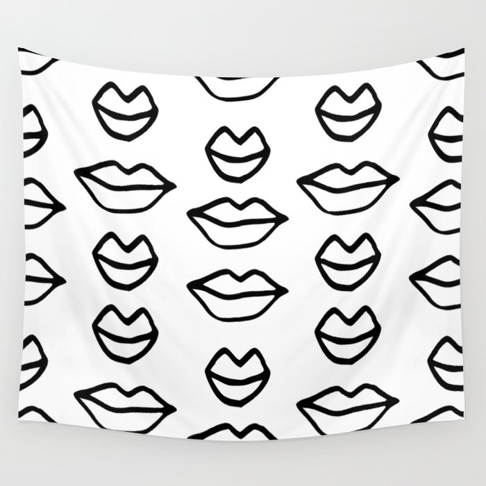 Lip Service Wall Tapestry