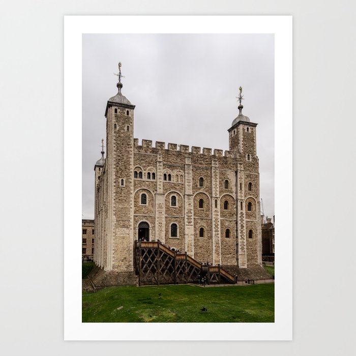 White Tower Keep Tower of London England Art Print