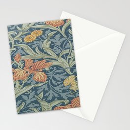 William Morris Vintage Iris Floral Wall Paper Pattern Stationery Card