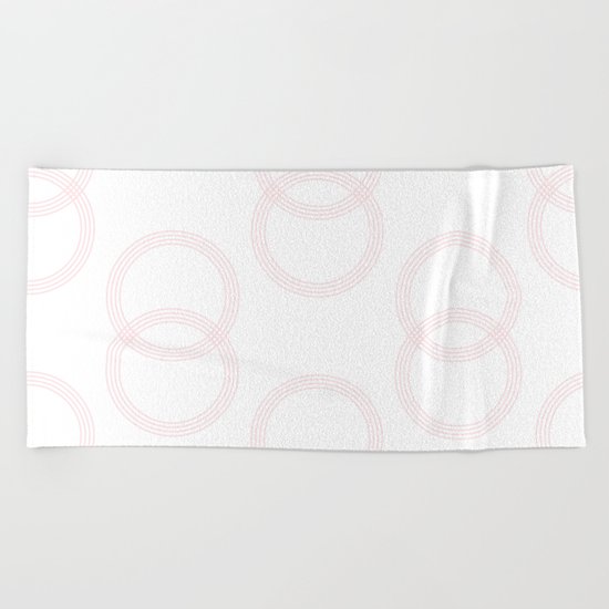 Simply Infinity Link in Flamingo Pink on White Beach Towel