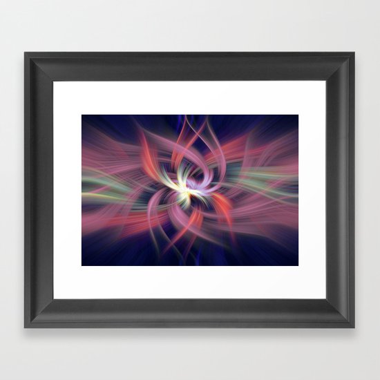 Flames Framed Art Print