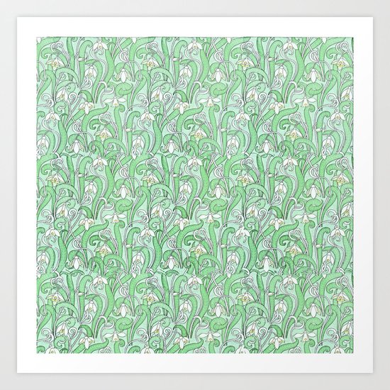 The disturbance of the spring 2 Art Print