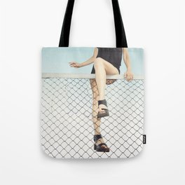 Hoping Fences Tote Bag