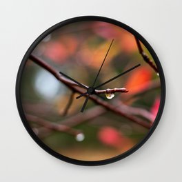 Dripping Colors Wall Clock