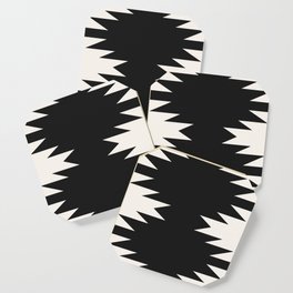 Geometric Southwestern Minimalism - Charcoal Coaster